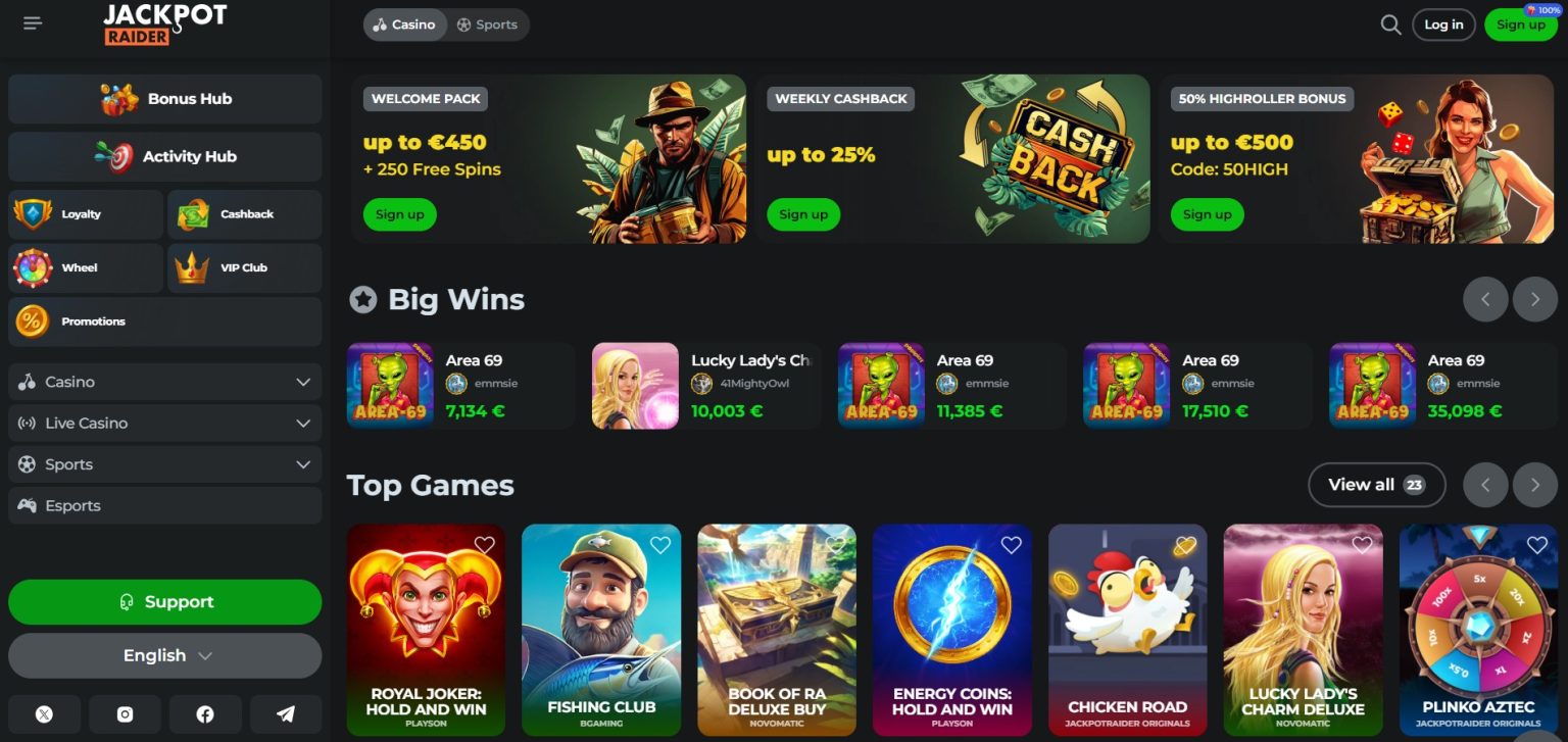 Why Jackpot Raider Casino is a UK Favorite